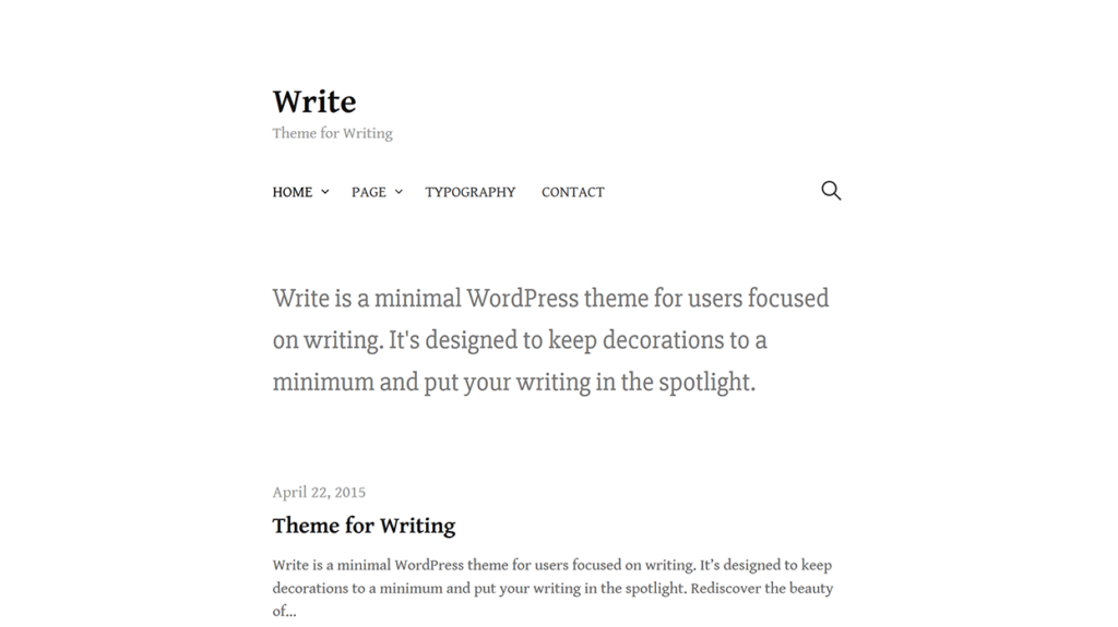 Write