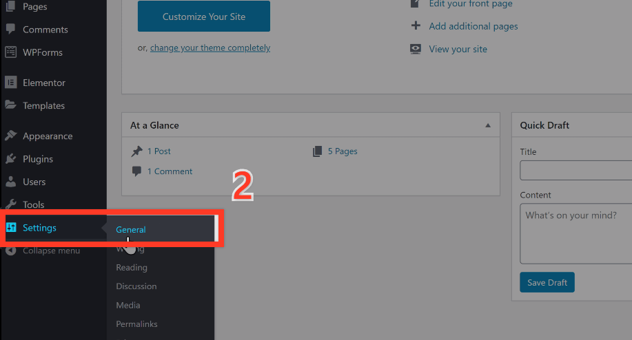 General-wordpress-settings