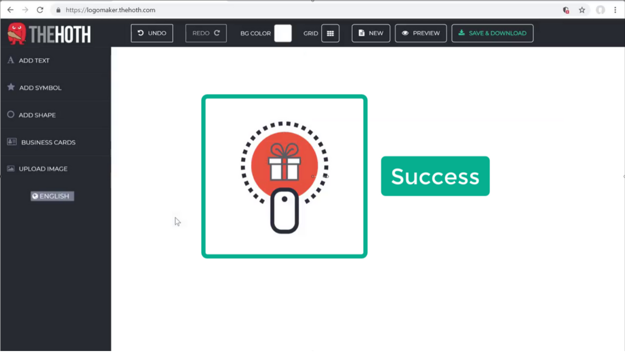 create icon success