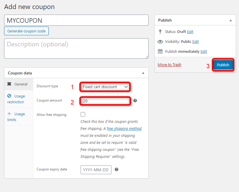 Create Promo Codes & E-Commerce Coupons - Snipcart