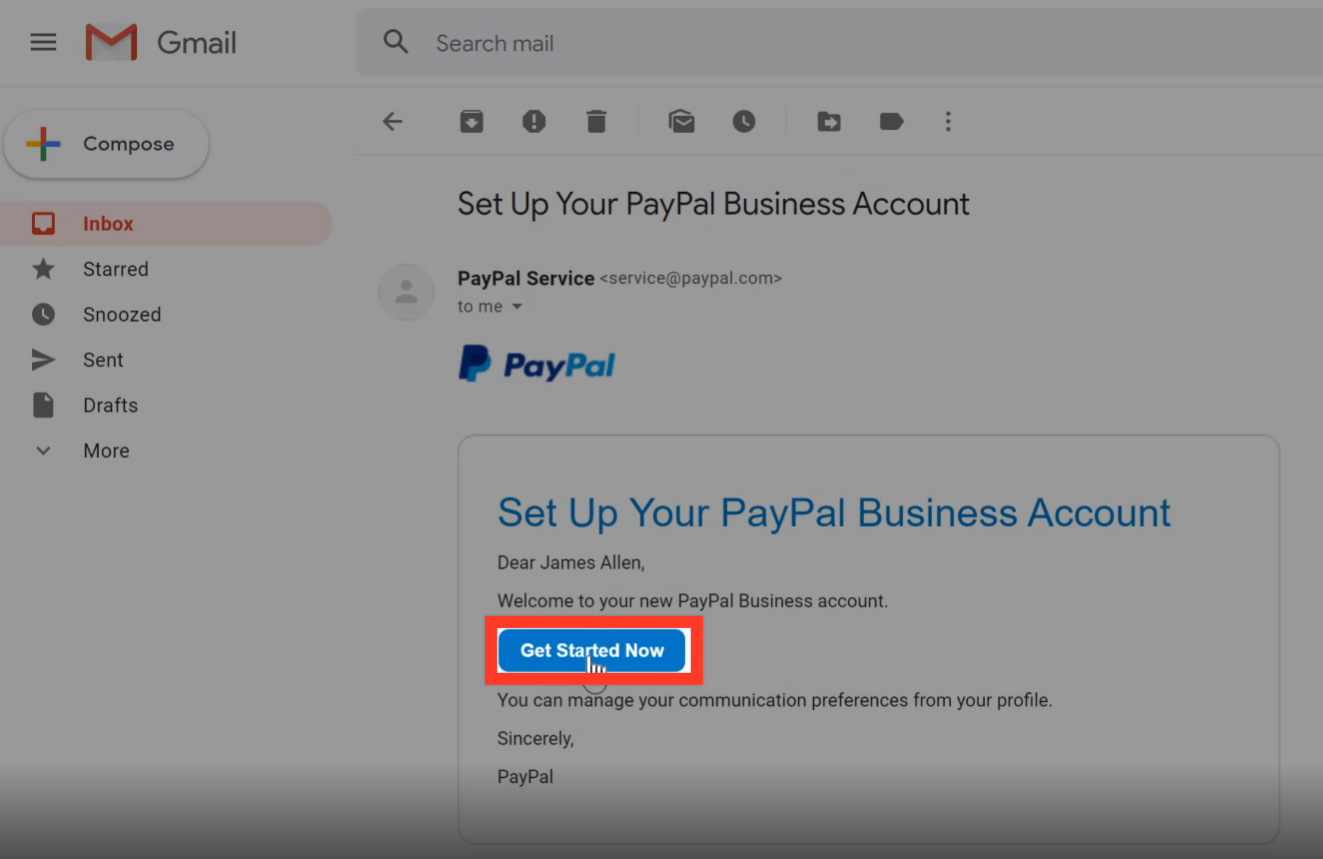 paypal confirm identity email