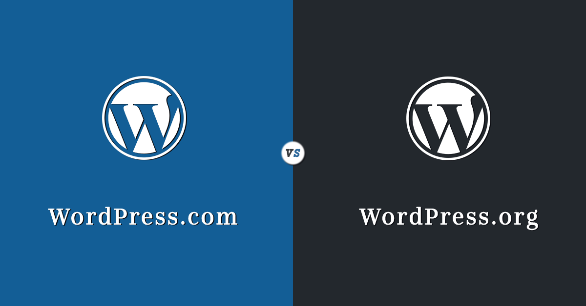 difference between wordpress.com vs wordpress.org