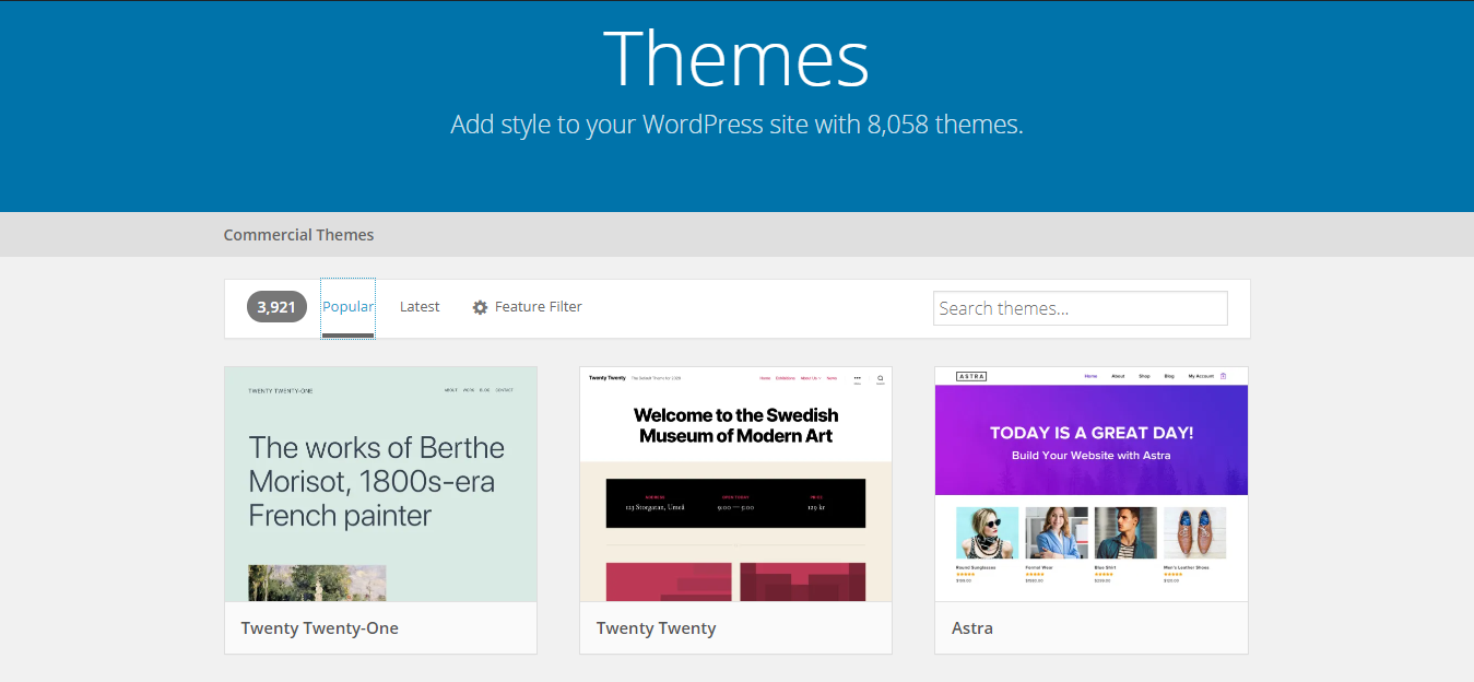 WordPress themes