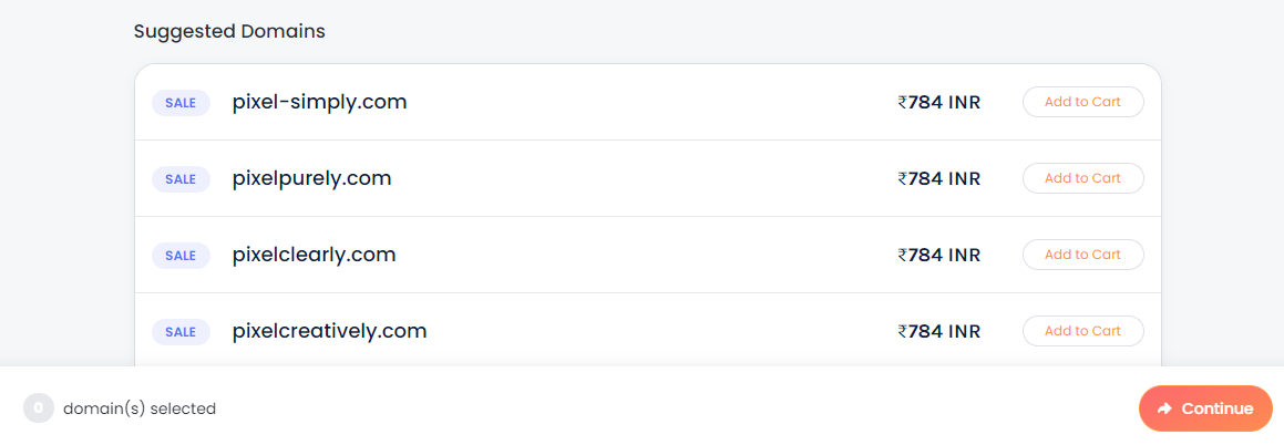 WSK Suggested domains