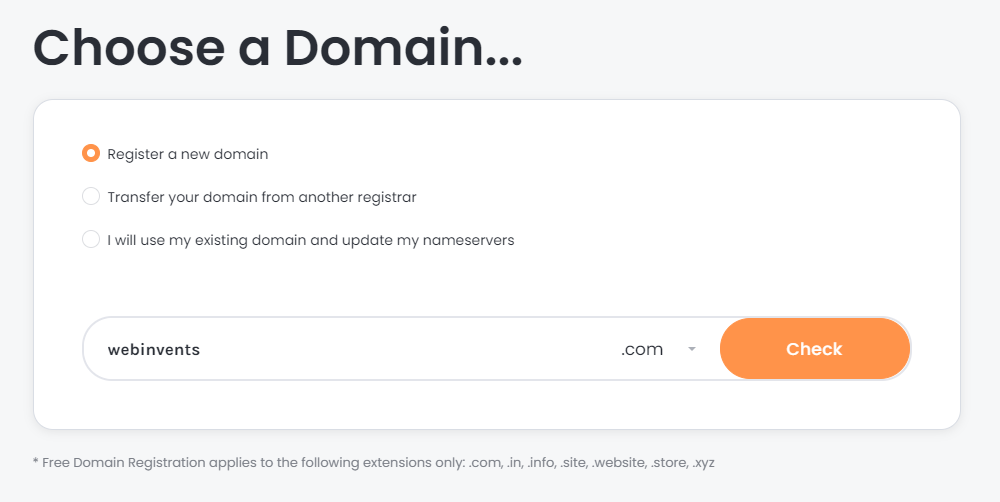 WSK check for domain availability