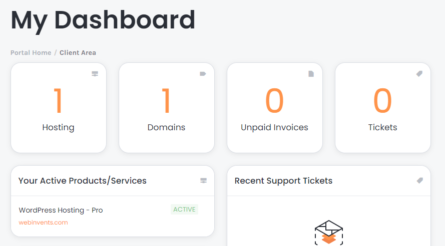 WSK Client Dashboard