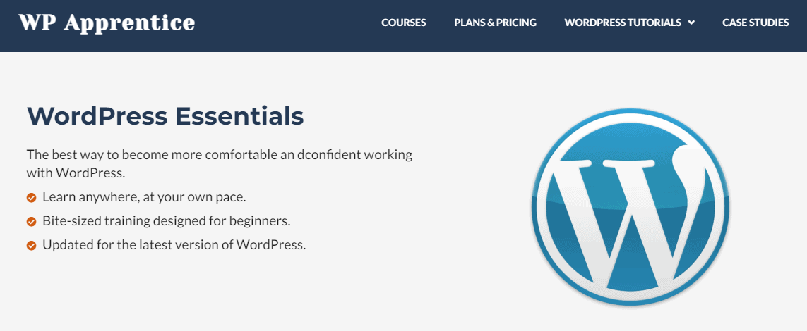 WordPress Essentials course