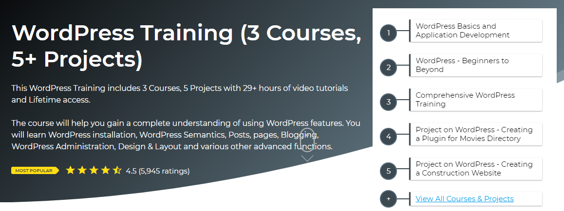 WordPress Course Training