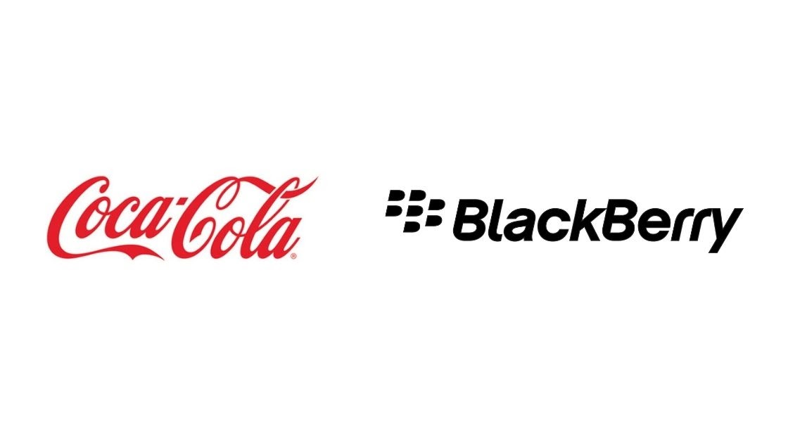 Coca-cola and Blackberry logo