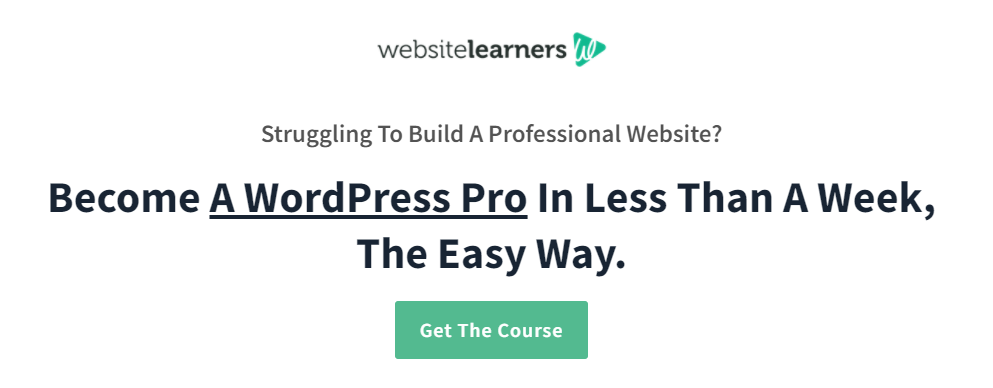 WordPress course